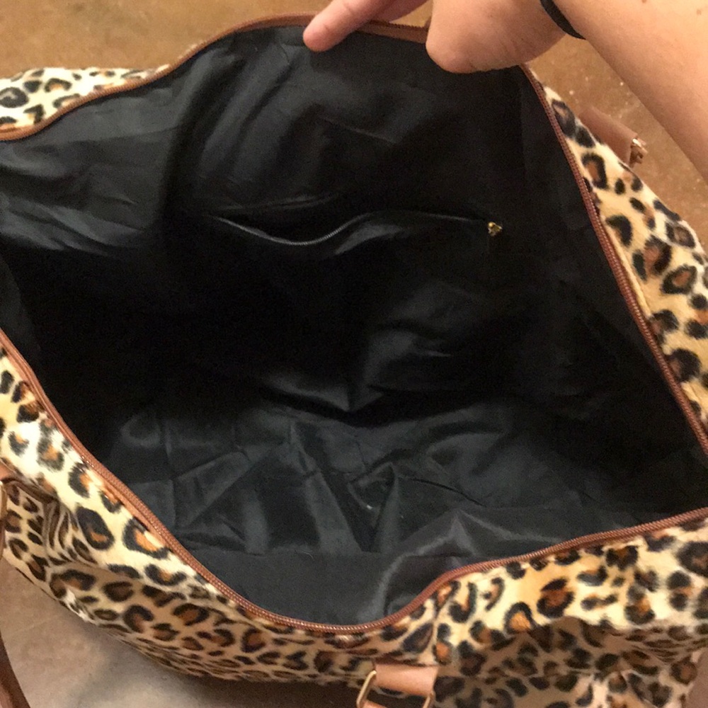 Leopard weekender bag - Picture 3 of 4